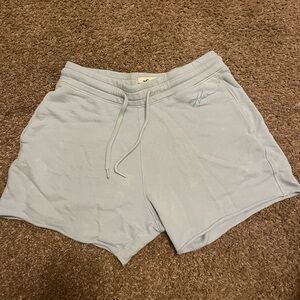 Men’s Holister shorts- light blue, 5’ inseam Small
